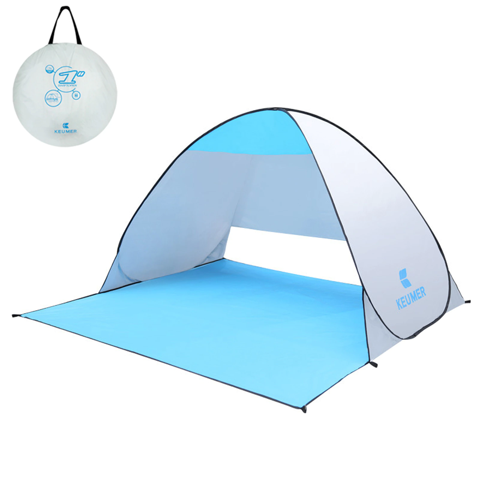 Cheap Goat Tents 70.9x59x43.3 Inch Automatic Instant Pop up Beach Tent Anti UV Sun Shelter Cabana for Camping Fishing Hiking Picnic   